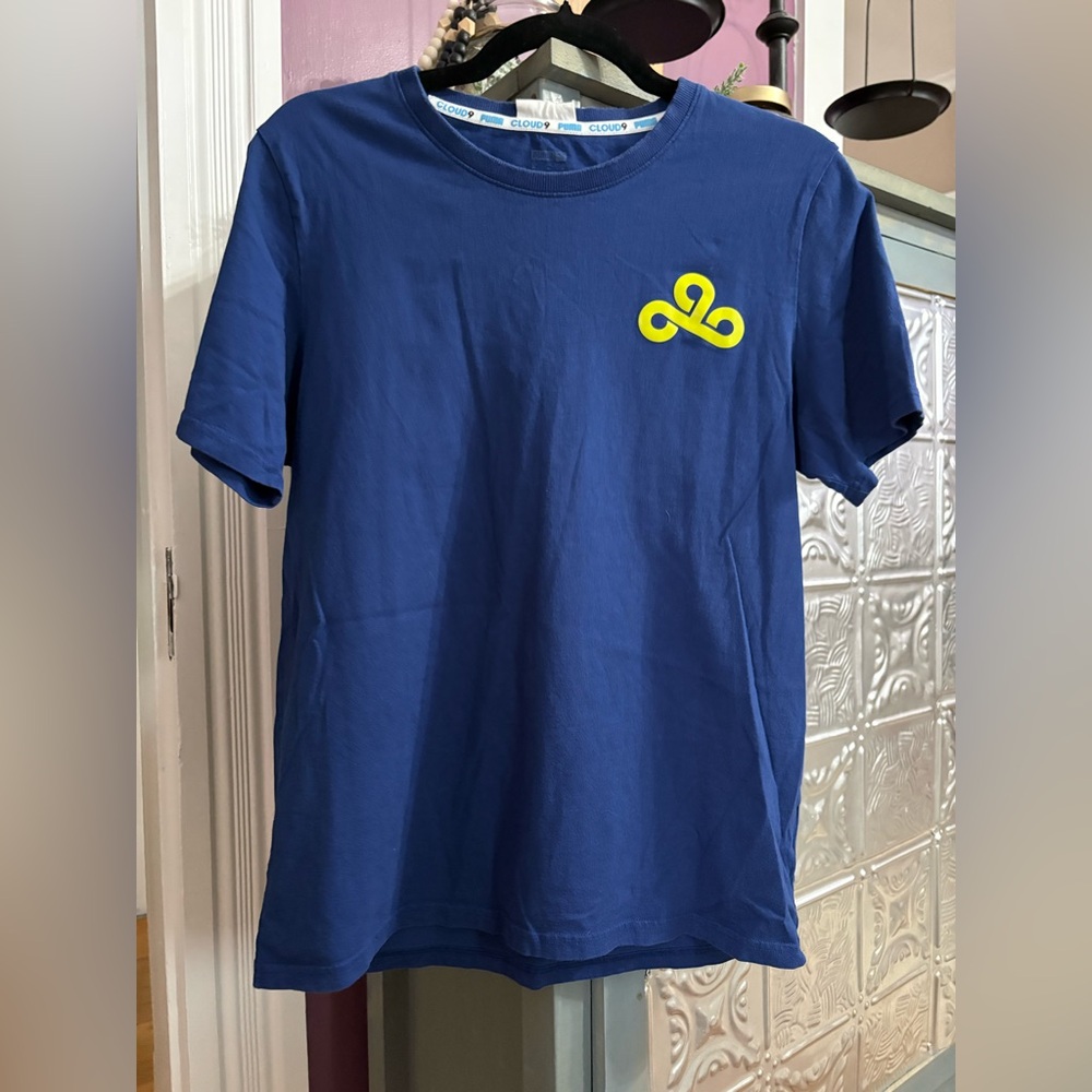 Puma /Cloud 9 collab -Blue Tee with Vibrant Logo
